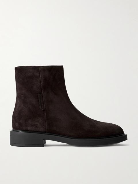 Lexington 20 Leather-trimmed Suede Ankle Boots