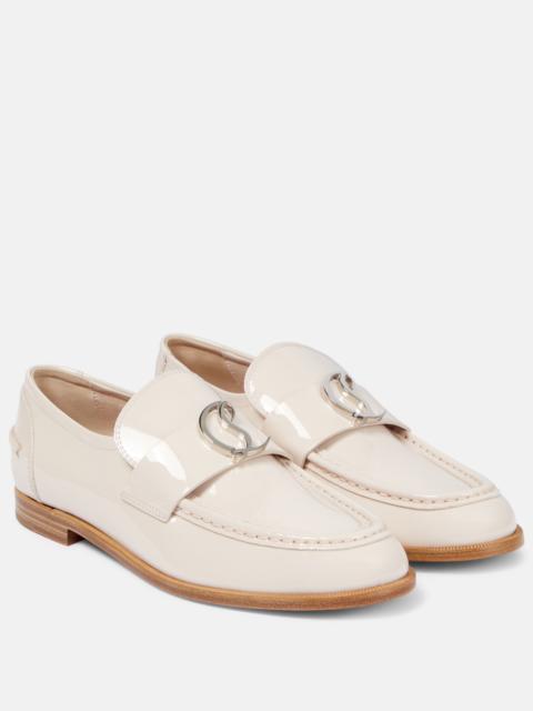 CL Moc patent leather loafers