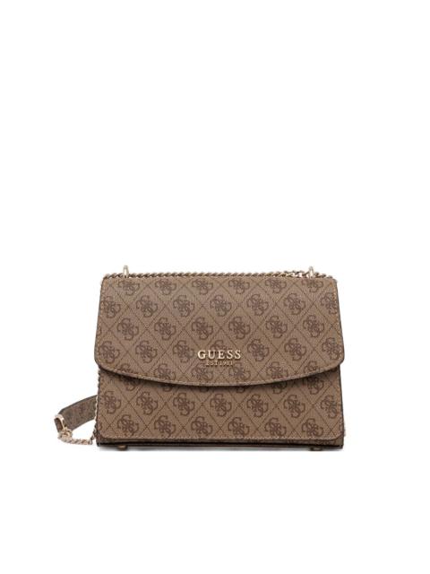 monogram-pattern chain satchel bag