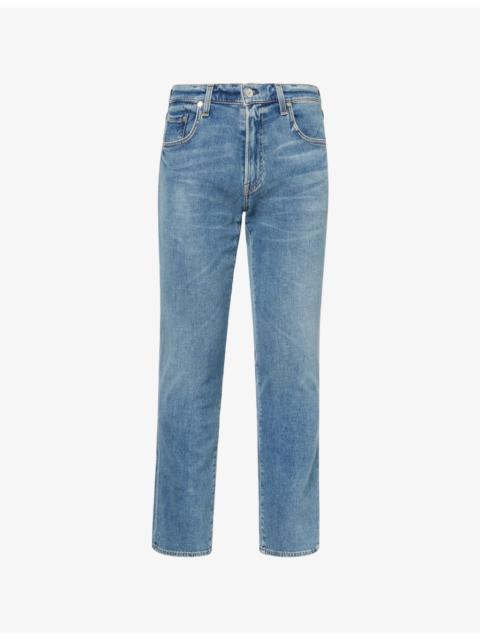 Gage Straight-Leg Stretch-Denim Jeans