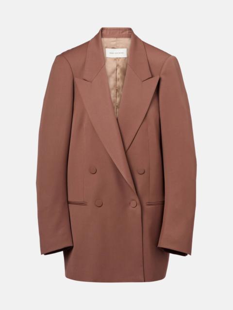 Oversized wool blazer