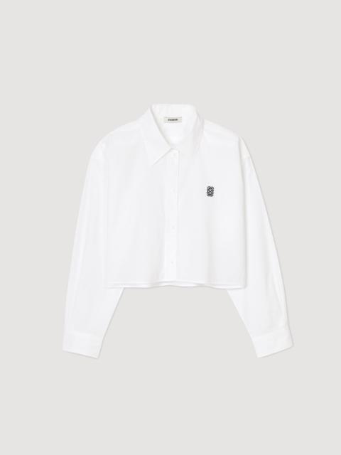 CROPPED POPLIN SHIRT