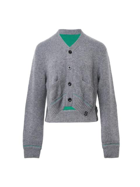S Cashmere Knit Cardigan