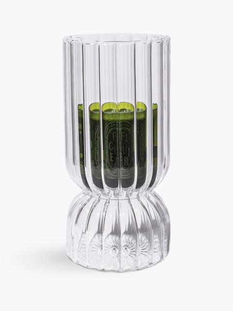 Ribbed Candle Holder - For classic and medium candles