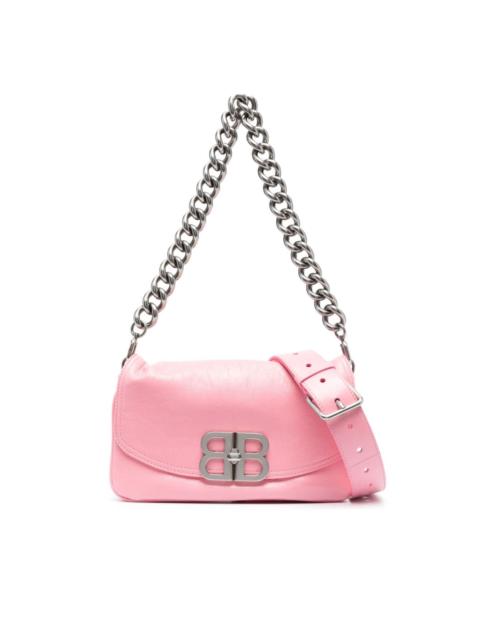 small BB Soft Flap leather shoulder bag