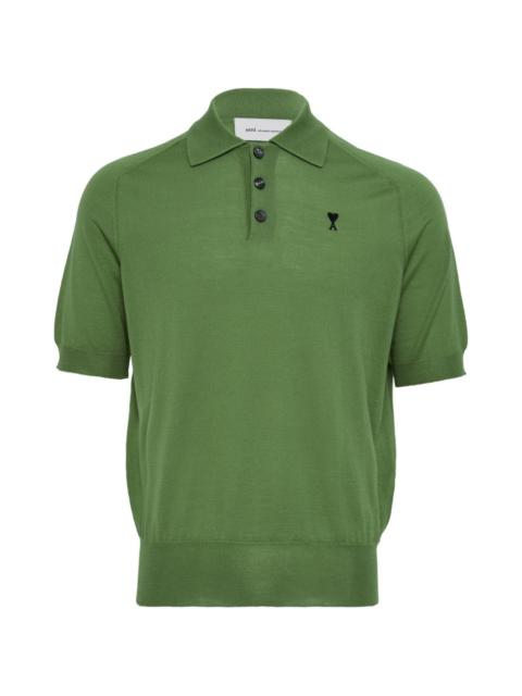 logo-embroidered polo shirt