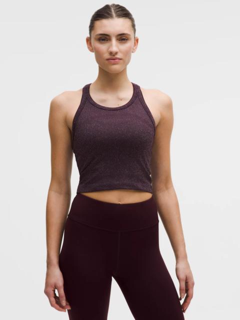 Swiftly Tech Cropped Round-Neck Racerback Tank Top 2.0 *Sparkle