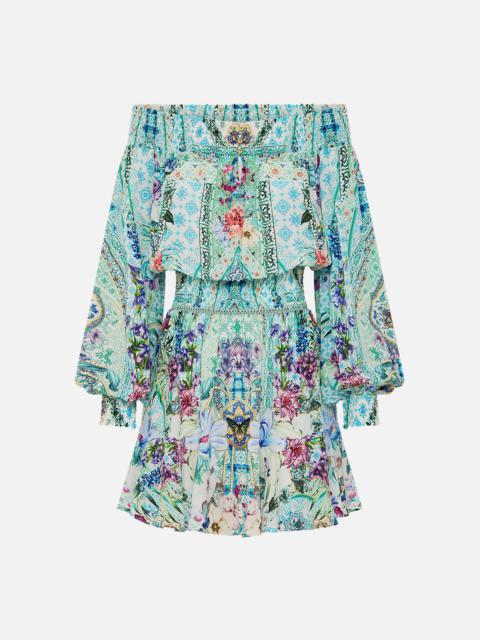 OFF SHOULDER SHORT DRESS