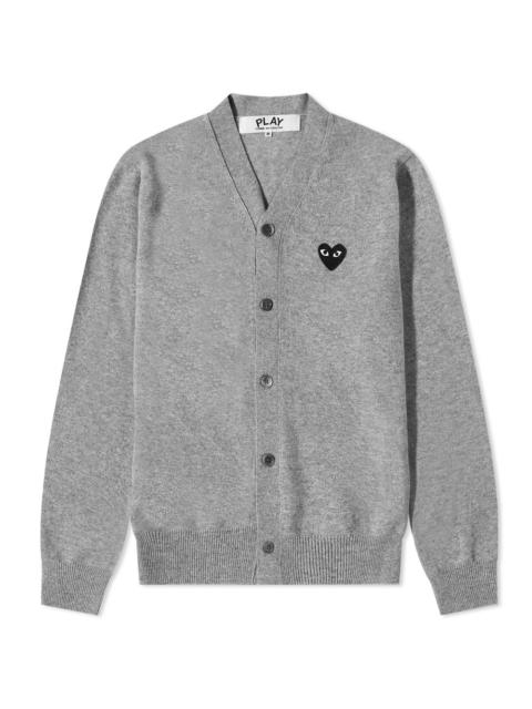 Comme des Garcons Play Black Heart V-Neck Cardigan