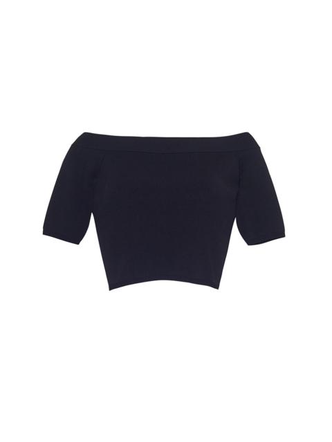 Valentina Top
A Chic Off the Shoulder Sleek Knit Top