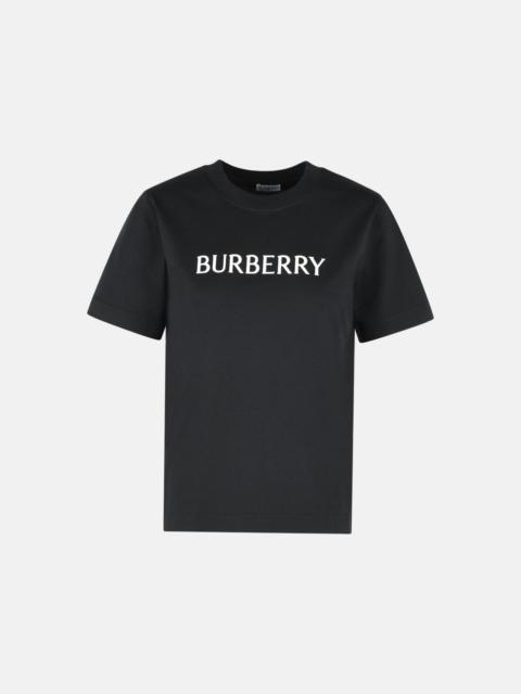 'FRANKIE' BLACK COTTON T-SHIRT