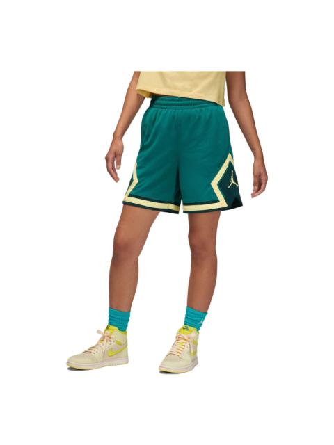 (WMNS) Air Jordan Sport Diamond Shorts 'Green Yellow' FB4589-318
