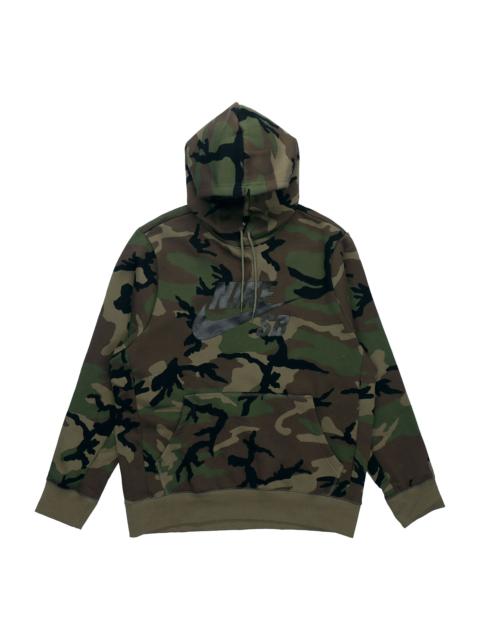 Nike SB Skateboard Fleece Hooded Pullover Men's Olive Green CN5354-222