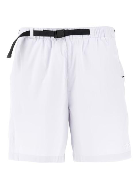 buckle-fastening shorts