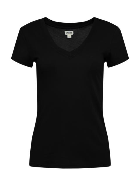 Becca Cotton V-Neck Tee