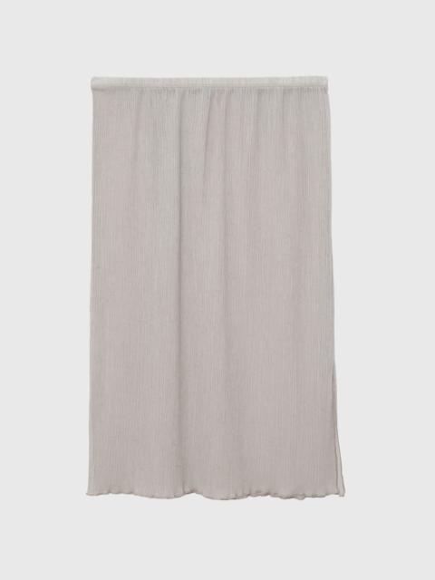 Sti Slip Skirt
                  - Pleated Cotton Silk