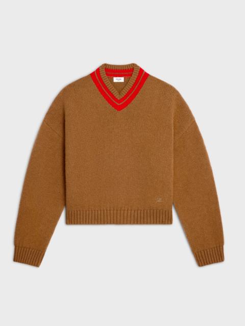 v-neck sweater IN cashmere