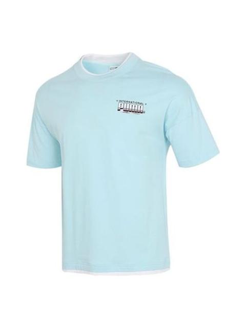 PUMA x Britto T-Shirt 'Blue White' 532257-50