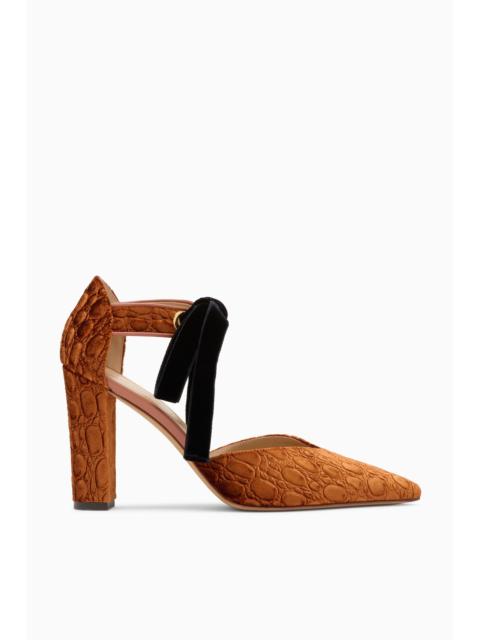 Corinna Eyelet Detail High Heel