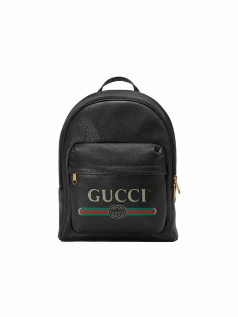 Gucci Backpack Vintage Logo Black
