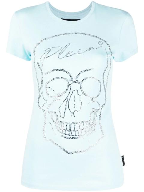 crystal skull cotton T-shirt