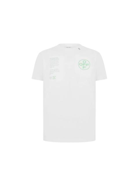 OFF-WHITE Slim Fit Arch Shapes T-Shirt White/Green