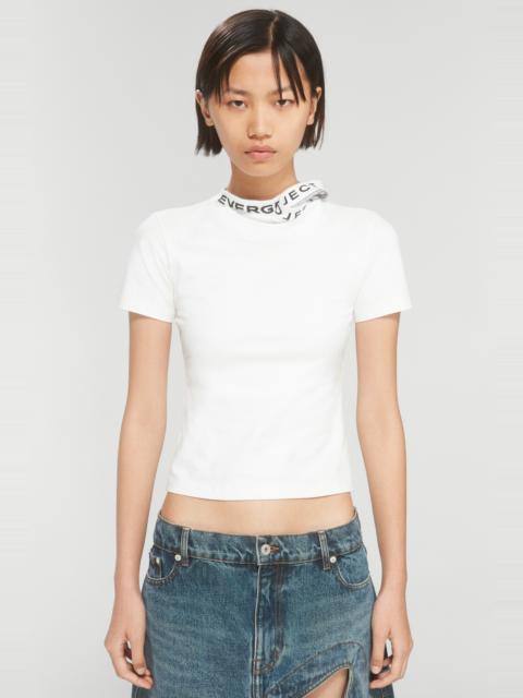 EVERGREEN TRIPLE COLLAR FITTED T-SHIRT