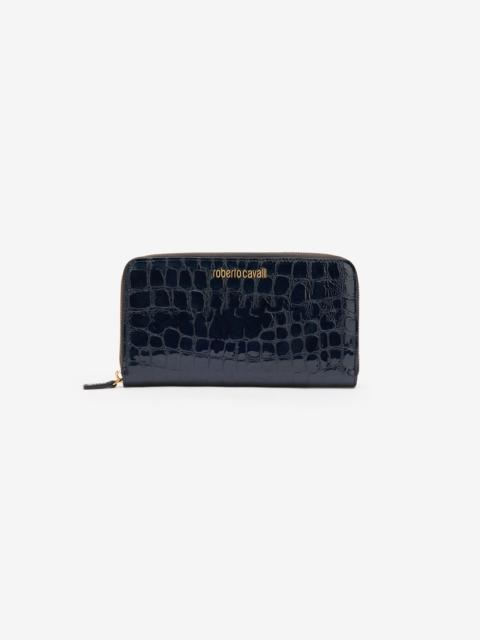 Wallet With Crocodile Print