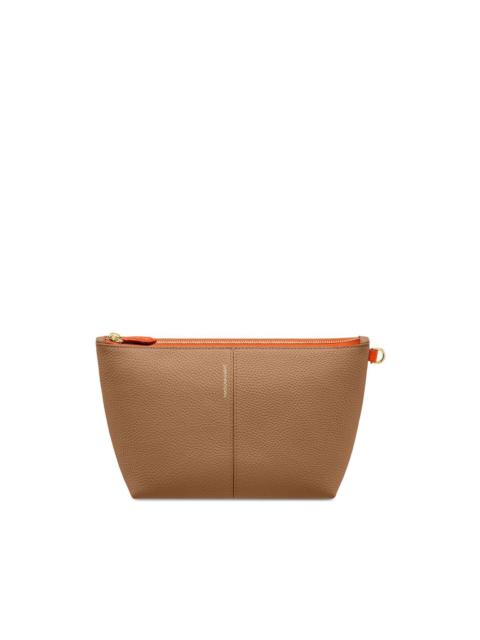 small Flaire leather zip pouch