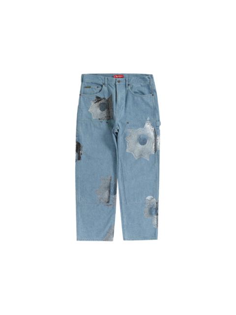 Supreme Nate Lowman Double Knee Painter Pant Denim