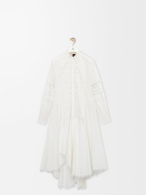 Shirt dress in cotton