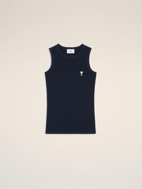 NAVY COTTON RIB AMI DE COEUR TANKTOP