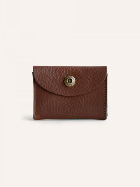 TALBIN SHOEMAKER PURSE  -  AMBER BROWN