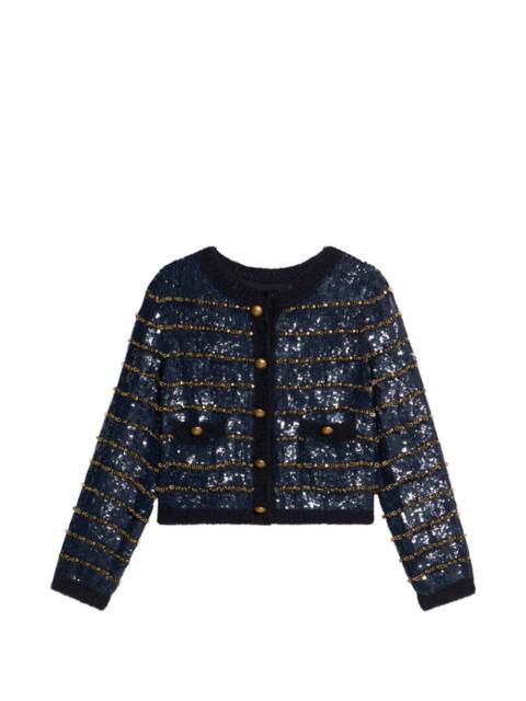 Divine sequin embroidered jacket