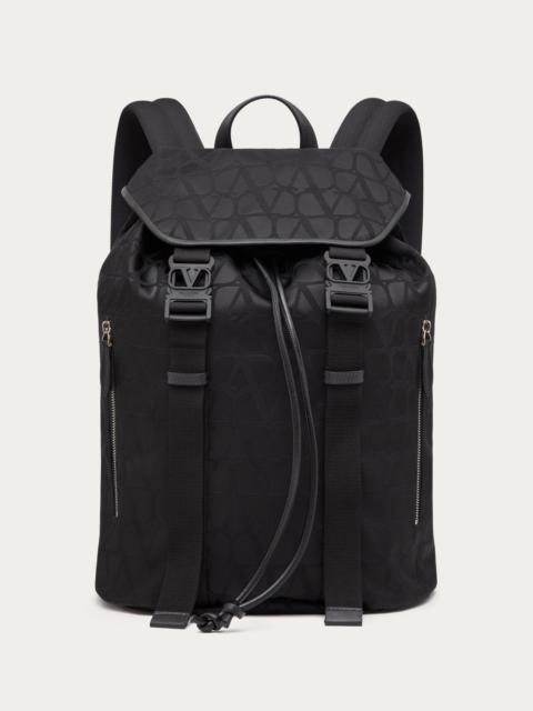 BLACK ICONOGRAPHE NYLON BACKPACK