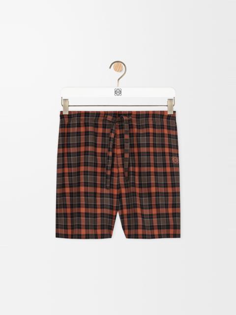 Shorts in wool blend