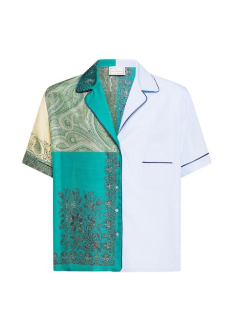 Alorhi patchwork shirt