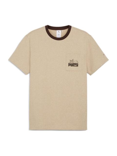 PUMA x Noah Pocket T-shirt 'Khaki' 623866-90