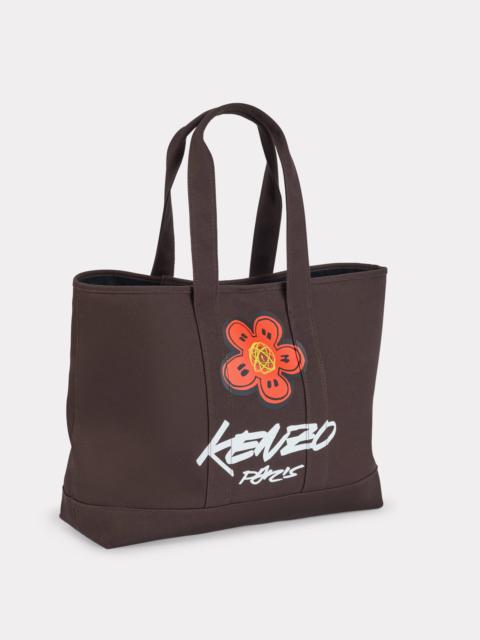'Kenzo x Futura 2000' large tote bag 'Kenzo Utility' in canvas