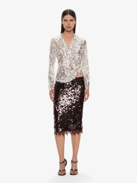 Opaline Sequin Skirt