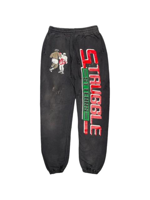 x Saint Michael Struggle logo sweatpants