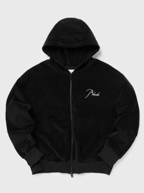 VELOUR CLASSIQUE ZIP-UP HOODIE
