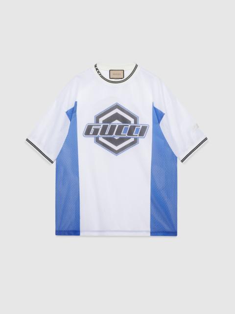 T-shirt with Gucci emblems