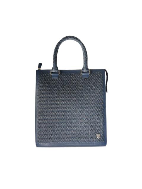 Tardini woven calfskin leather tote bag