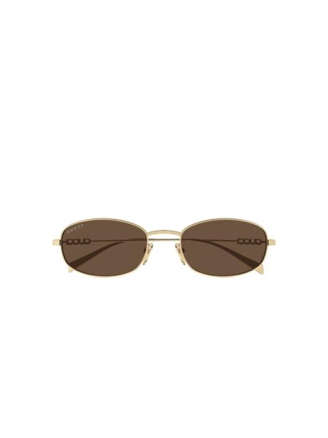 GG1940S logo oval-frame sunglasses