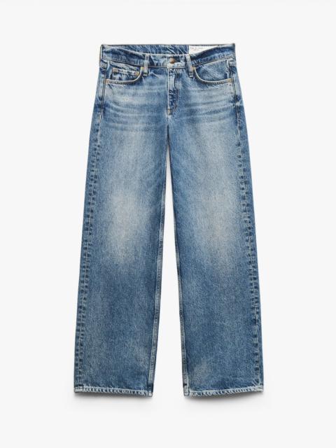 Saige Relaxed Straight Jeans
Lightweight Rigid in Echo