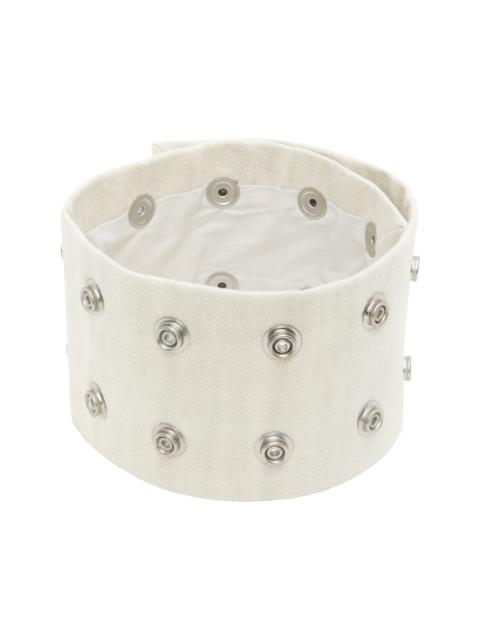 Temple Strobe Neck Band Choker