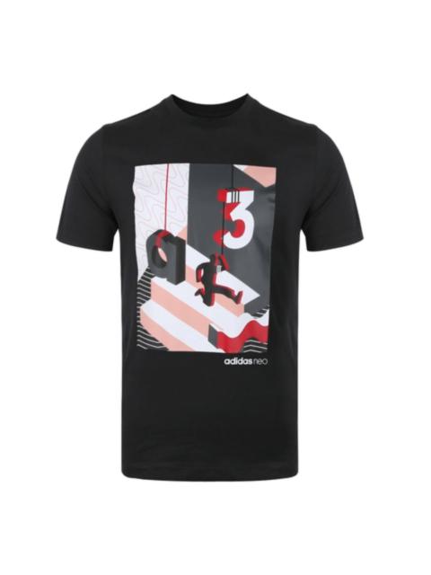 adidas CS RIS T-Shirt 'Black White' EJ7064