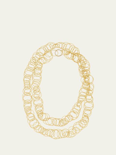 Hawaii 18K Yellow Gold Sautoir Necklace, 102cm