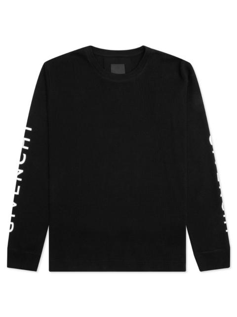 CLASSIC FIT L/S T-SHIRT - BLACK